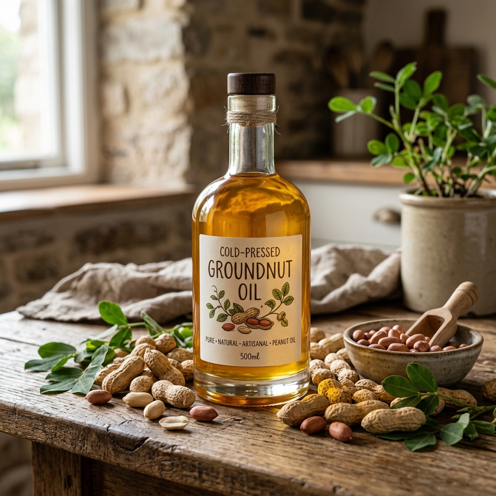Cold Pressed Groundnut Oil